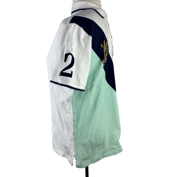 Polo Ralph Lauren Big Pony Custom Slim Fit Short Sleeve Polo Shirt Emblem Crest - Picture 5 of 13